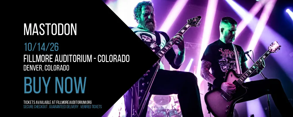 Mastodon at Fillmore Auditorium